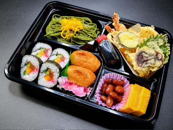 茶ソバ・天ぷら弁当